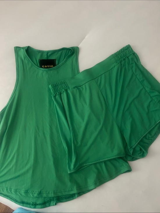 Cacia Other - Cacia Green Tank Top and Shorts Set